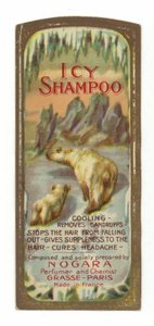 Étiquette Shampooing Glacé, Nogara - French School
