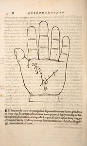 Illustration de Chiromantia par Joannes Indagioe, Strasbourg, 1531