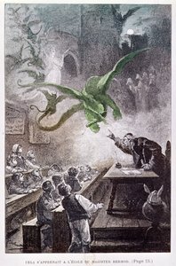 Illustration de Le Château des Carpathes par Jules Verne (1828-1905) 1892 - French School