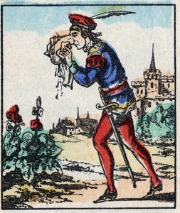 Illustration du conte « Les Aventures de Grand Flandrin ». Gravure sur bois de l