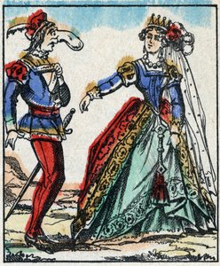 Illustration du conte « Les Aventures de Grand Flandrin » Gravure sur bois d