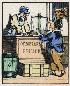 Illustration du conte « Histoire véridique de Jeannot Serinet » Gravure sur bois de l