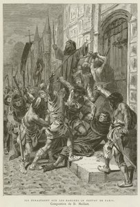 Ils Écrasèrent Sur Les Marches Le Prévôt De Paris - French School