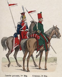 Garde impériale Napoléon Ier : Lancier polonais - French School