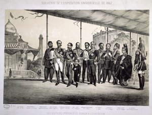 Visiteurs impériaux et royaux à l