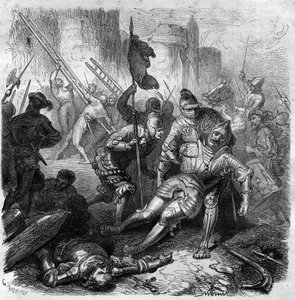 Bataille contre Henri IV du Saint-Empire romain germanique le 14 octobre - French School