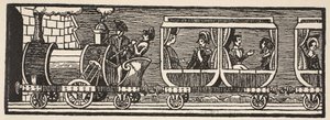 Inauguration du chemin de fer entre Paris et Orléans, 3 mai 1843, copie par Boris Mestchersky, illustration de Histoire de la Nation Française, Sciences, Volumes I & II, par Gabriel Hanotaux