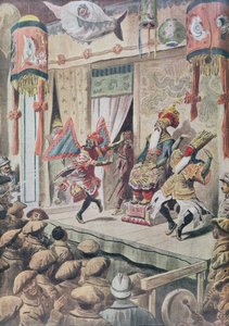Théâtre indochinois pour le divertissement des troupes d