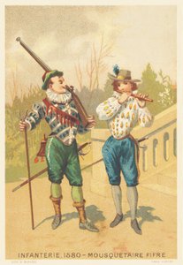 Infanterie, Mousquetaire et Fifre en 1580 - French School