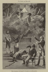 Initiation dans une loge du Rite de Misraïm - French School