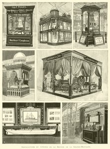 Installations et vitrines de la Section de la Grande-Bretagne - French School