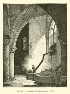 Intérieur de Saint-Landry, 1825