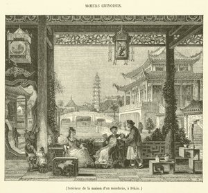Interieur de la maison d