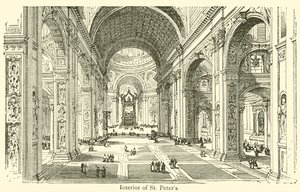 Intérieur de Saint-Pierre - French School