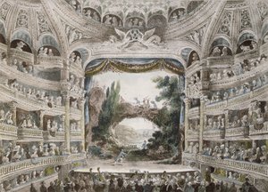 Intérieur du Théâtre de la Comédie Française en 1791, d