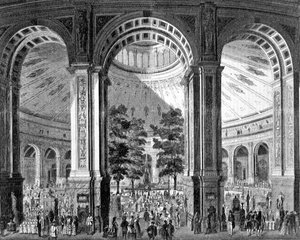 Intérieur de la Rotonde à Vienne abritant l