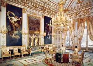Intérieur du Salon des Quatre Saisons - French School