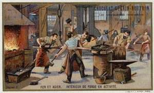 Fer et acier. Intérieur d