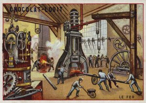 Fabrication de fer - French School