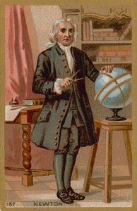 Isaac Newton, physicien anglais des 17e-18e siècles - French School