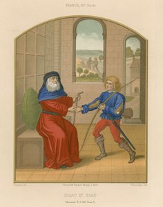Isaac et Ésaü - French School