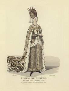 Isabeau de Bavière, épouse du roi Charles VI de France
