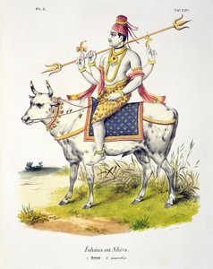 Ishana ou Shiva, gravé par C. de Motte (1785-1836) - French School