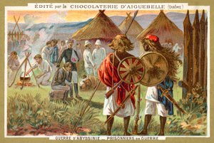 Prisonniers de guerre italiens, Première guerre italo-éthiopienne - French School