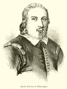 Jacob Boehme le Theosophe (engraving) - French School