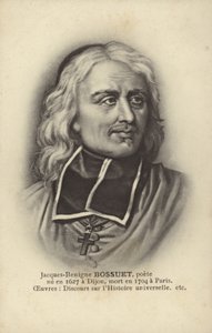 Jacques-Bénigne Bossuet (1627-1704), évêque, théologien et écrivain catholique français (litho)