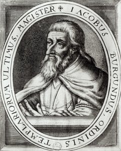Jacques de Molay (vers 1243-1314) Maître des Templiers - French School