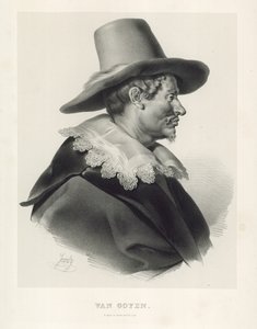 Jan van Goyen, artiste néerlandais - French School