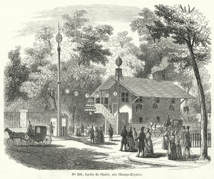 Jardin du Chalet, Champs-Élysées, Paris - French School