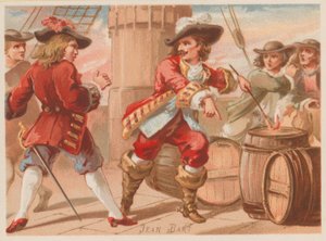 Jean Bart, commandant naval et corsaire français de la fin du 17ème siècle - French School
