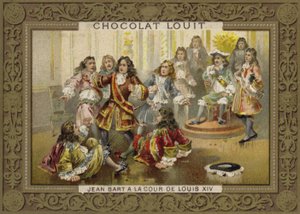 Jean Bart à la cour de Louis XIV - French School