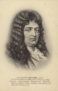 Jean Racine (1639-1699), dramaturge français (litho) - French School