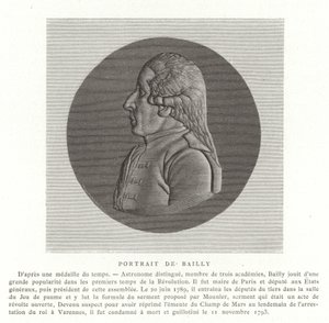 Jean Sylvain Bailly, astronome, mathématicien et homme politique révolutionnaire français - French School