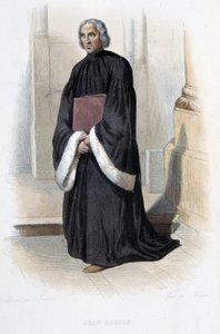 Jean de Gerson, prédicateur et théologien français (1363-1429) - dans « Le Plutarque français », par Mennechet - French School