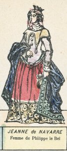 Jeanne de Navarre, Femme de Philippe le Bel - French School