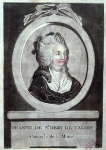 Jeanne de Valois-Saint-Remy (1756-91), comtesse de La Motte, vers 1786 - French School
