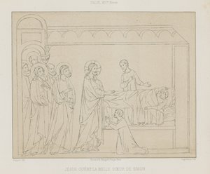 Jésus guérit la belle sœur de Simon - French School
