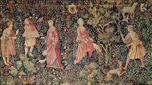 Jeu de Marelle et Cueillette de Fruits, Atelier de la Loire, 1510 - French School