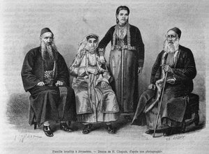 Famille juive de Jérusalem, de La Syrie d