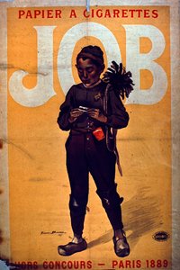 Papier à cigarettes Job, 1895 - French School