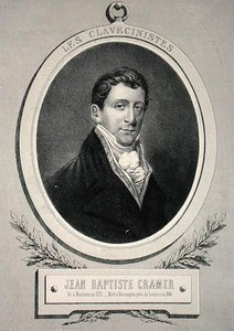 Johann Baptist Cramer (1771-1858) gravé par Alfred Lemoine - French School