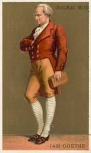 Johann Wolfgang von Goethe, poète, romancier et dramaturge allemand - French School