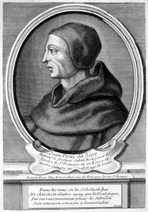 John Duns (Duns Scotus), prêtre catholique écossais, philosophe et théologien - French School