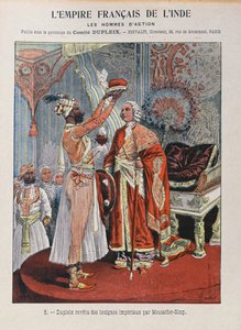 Joseph François Dupleix (1697-1763) reçoit les insignes impériaux d