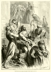 Josias fait enlever les trésors du temple de Baal - French School