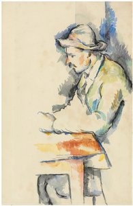Joueur de cartes, c.1896 - French School